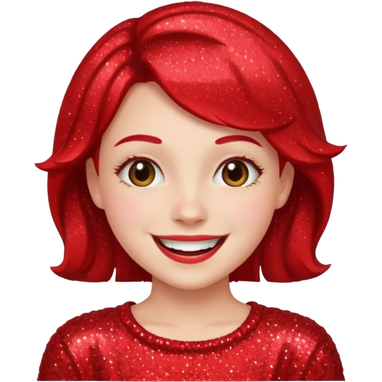 red glitter administrator emoji