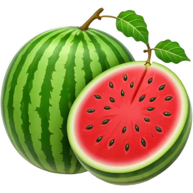 Watermelon fig emoji