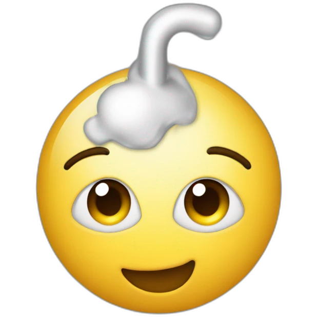 Cœur avec un point en dessous et une auréole au dessus emoji
