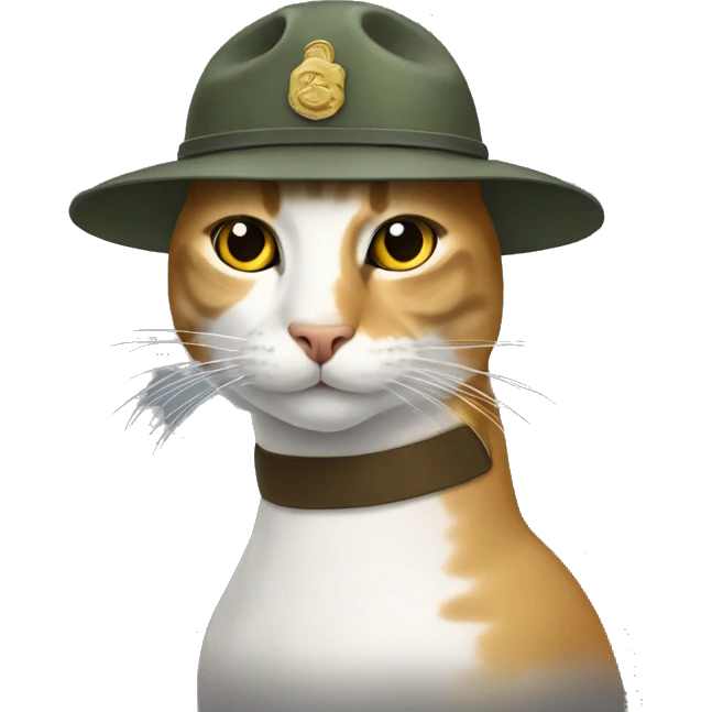 Cat head with Horse body Duck soldier emoji
