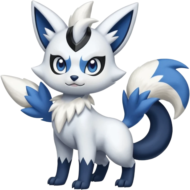 Minun-Meowstic-Absol-Zangoose-fusion, full body emoji