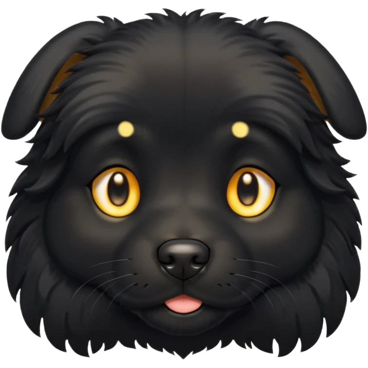 Cachorro preto emoji