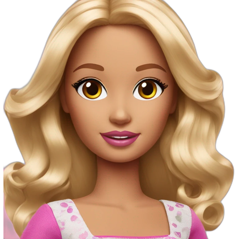 Barbie doll emoji