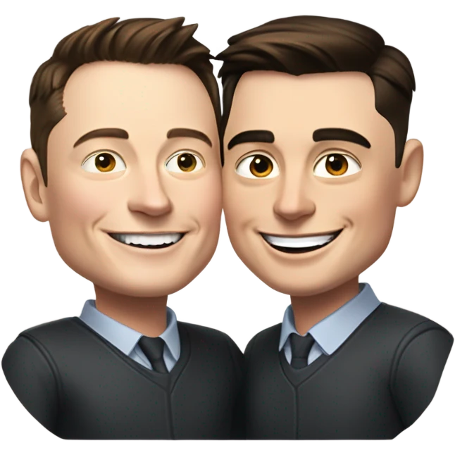 elon musk love with ben shapiro emoji