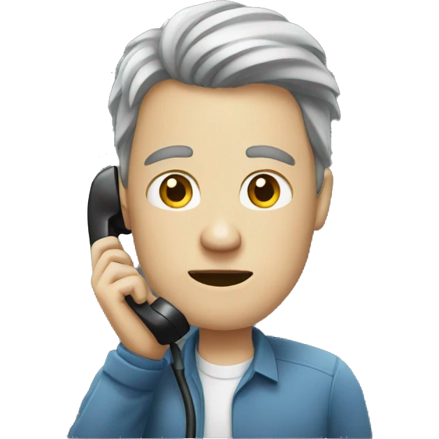 extremely loud colleague on the phone emoji