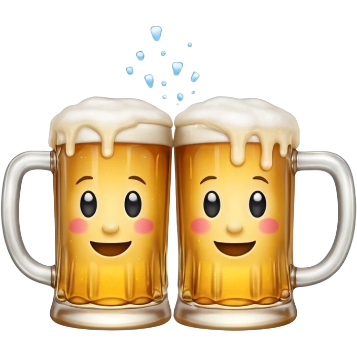 beer mugs cheers emoji
