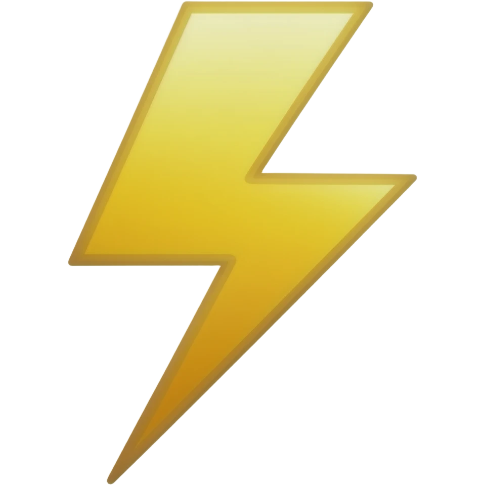 lightning down arrow emoji