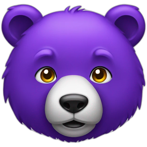 purple bear emoji