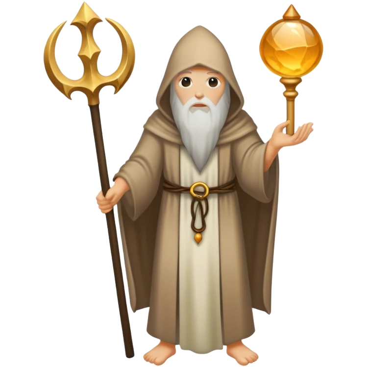 The Hermit Tarot Card emoji