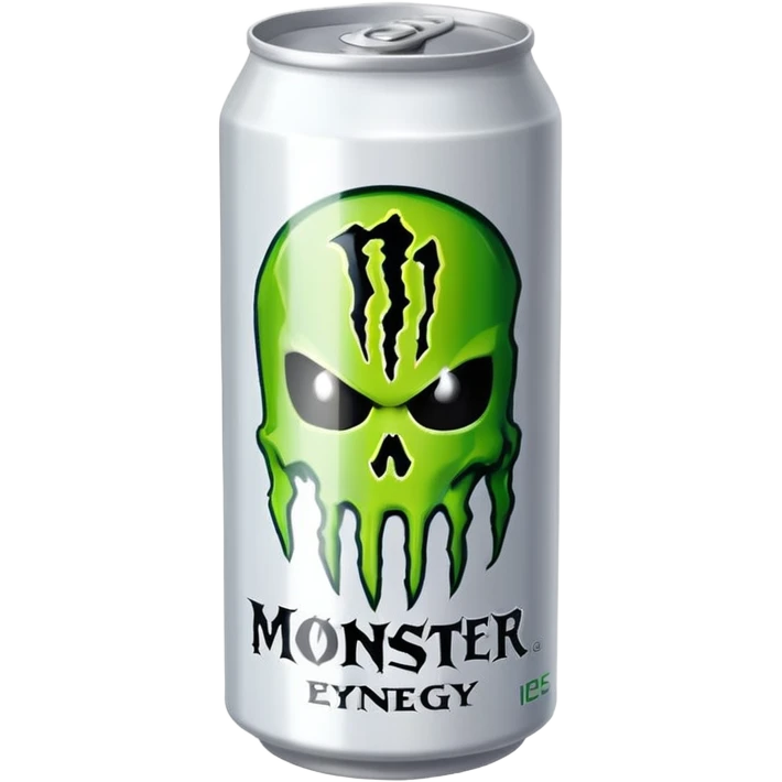 مونستر بيضاء مشروب طاقة emoji