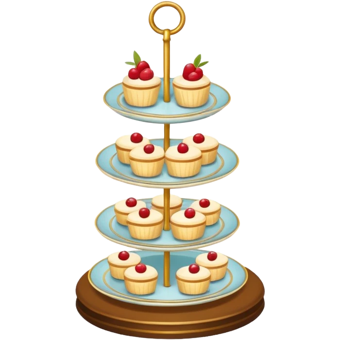 afternoon tea stand emoji