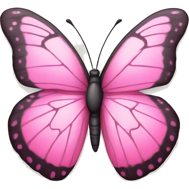 pink butterfly emoji