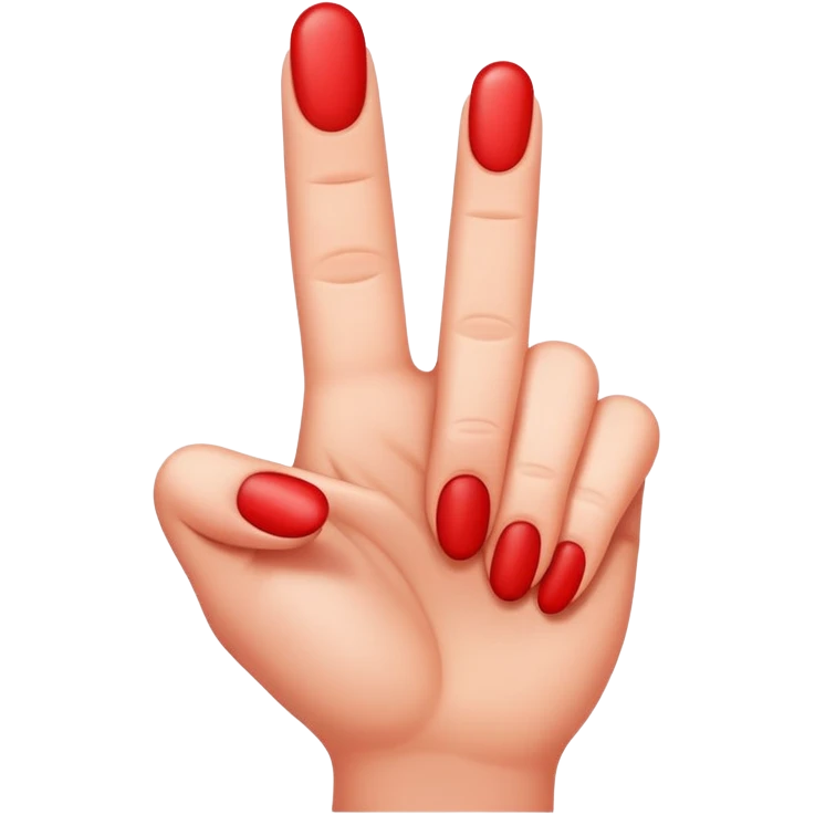 red finger pointing up emoji