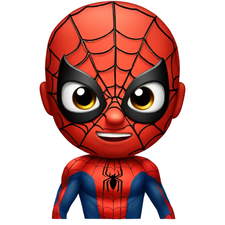 cute spiderman emoji
