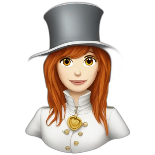 Mylène Farmer en mousquetaires libertine sans chapeau emoji
