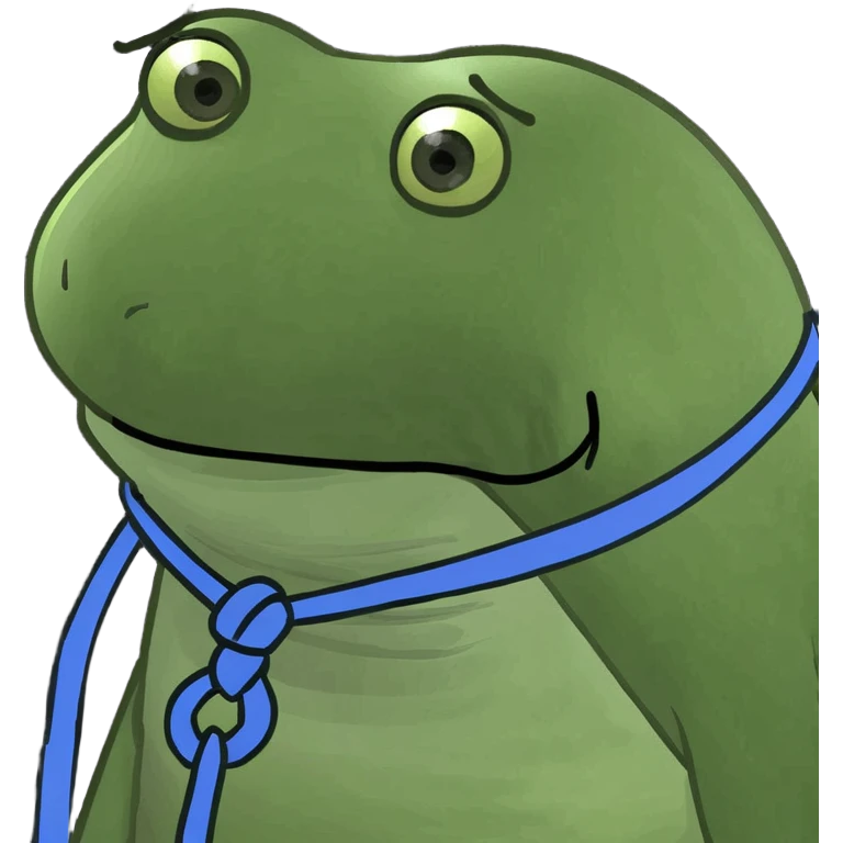 Tied and sad emoji