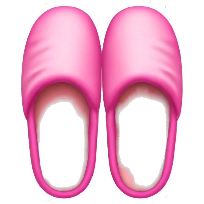 pink slippers  emoji