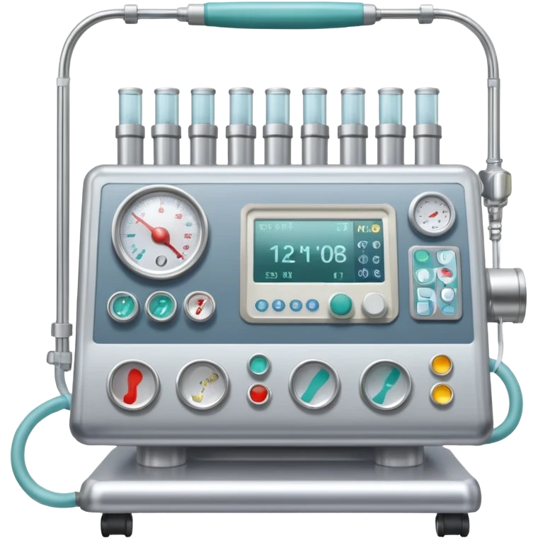 Intensive care hospital ventilator  emoji