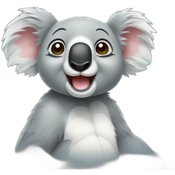 happy koala emoji