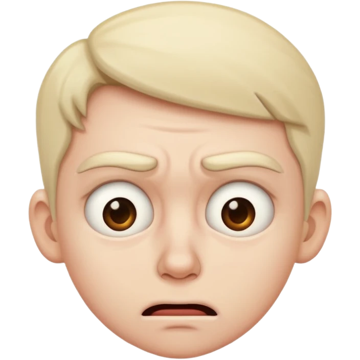 A disgusted person emoji
