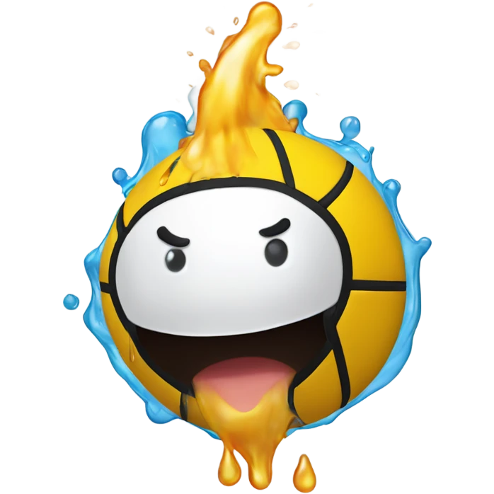 Water Polo farting drips emoji