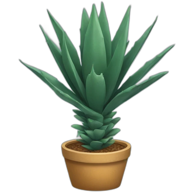 agave bush emoji