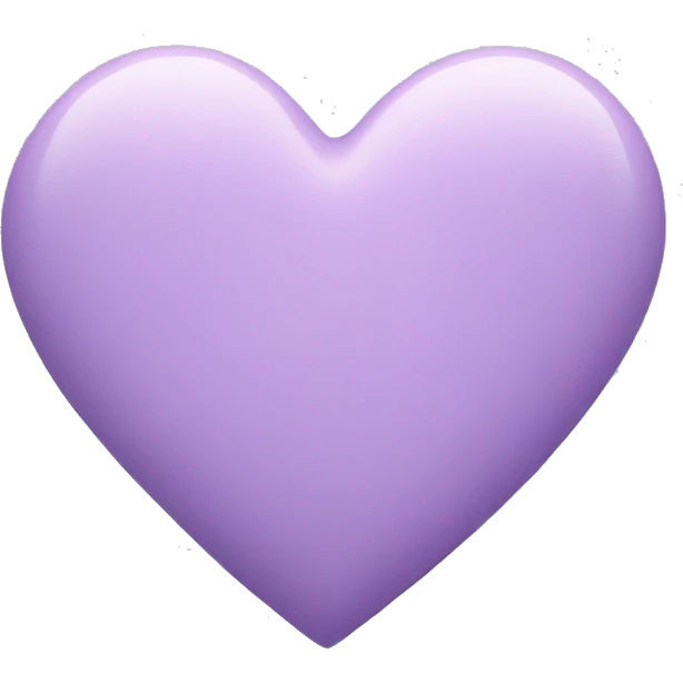 pastel purple heart  emoji