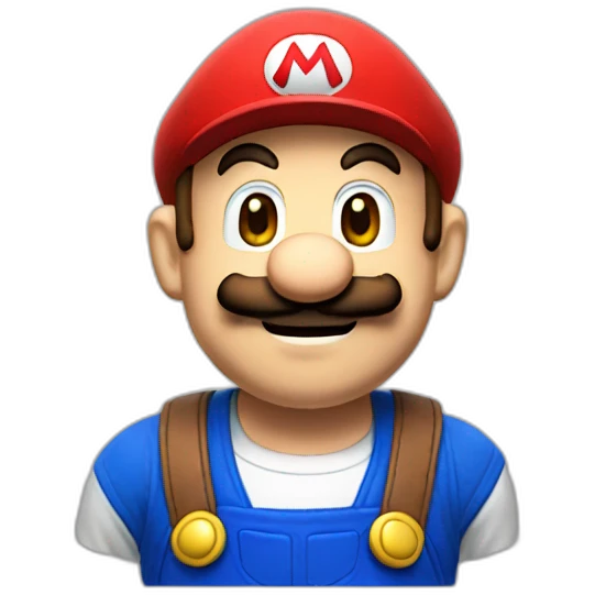 Mario standing emoji