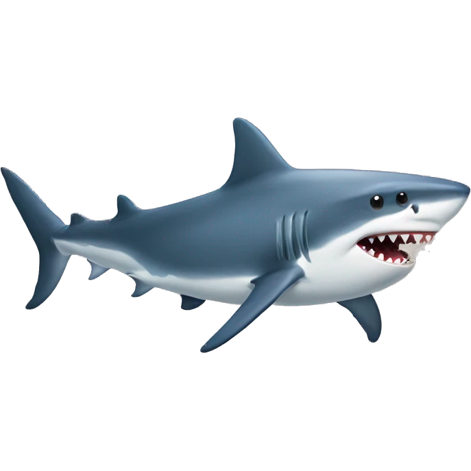Shark with whale emoji