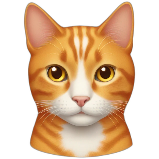 orange cat with freckles emoji