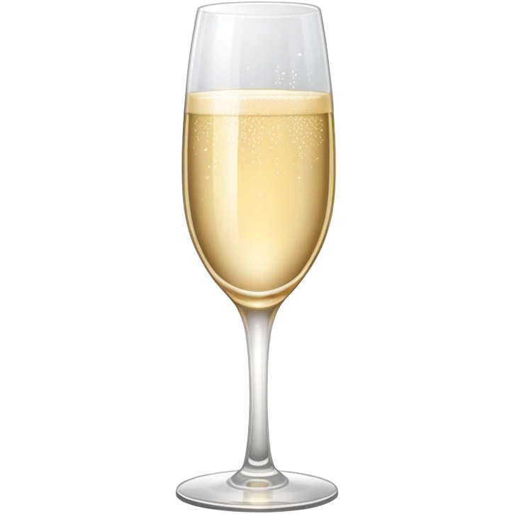 Champagne glass clink with sparkle emoji