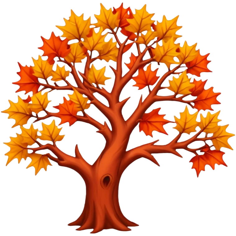 red thorn tree emoji