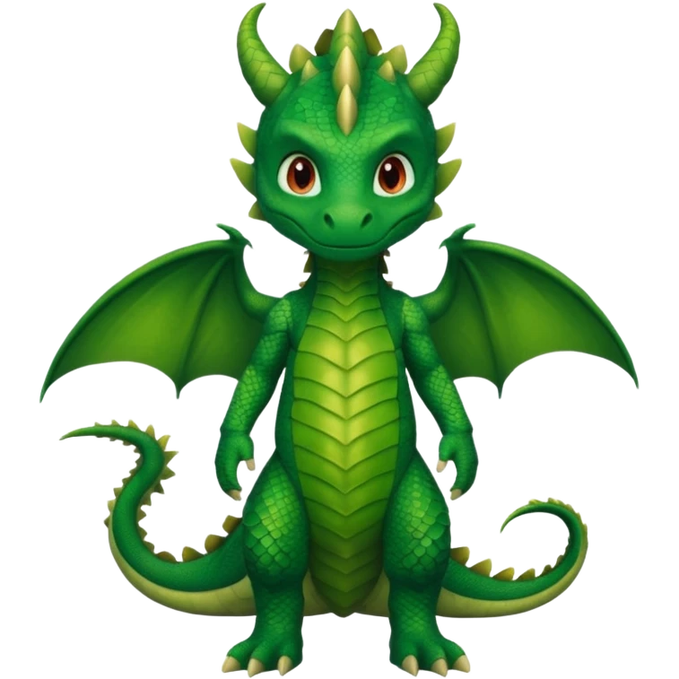 child getup like a dragon, full body. emoji
