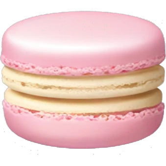 light pink macaron emoji