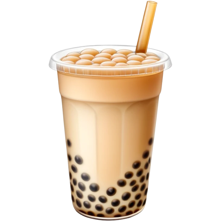 bubble tea with tapioca pearls emoji