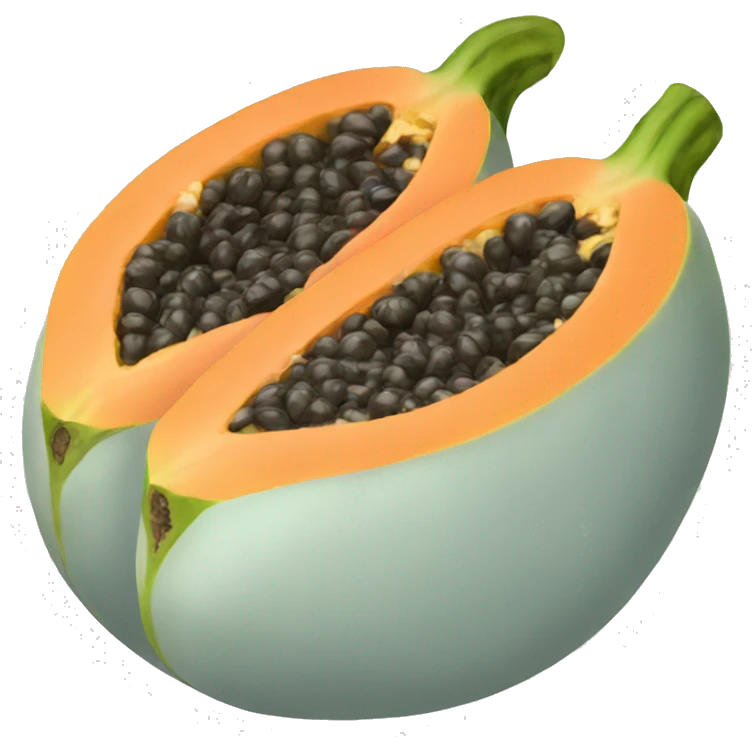 papaya emoji