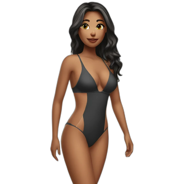 sexy chic in swimsuit emoji