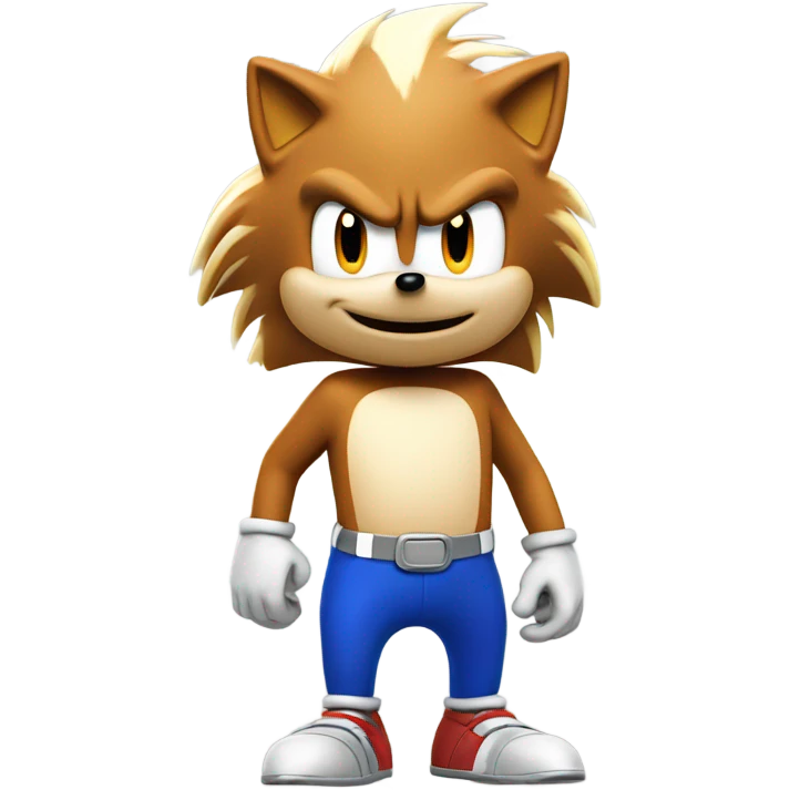 Sonic the hedgehog emoji