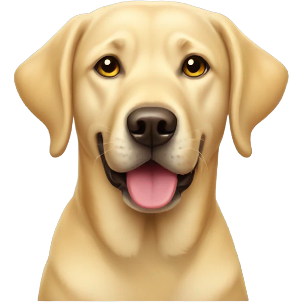 Yellow lab birthday tennis ball emoji