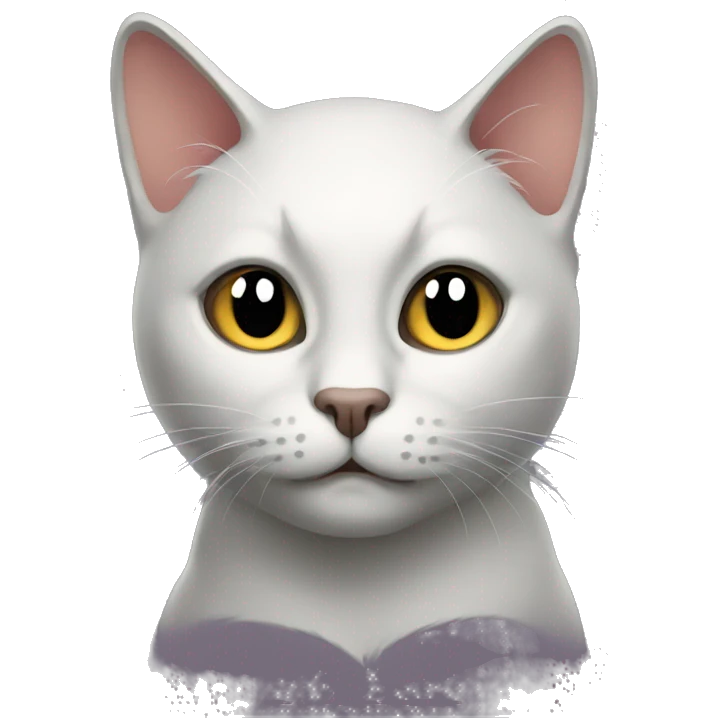 The Black cat emoji