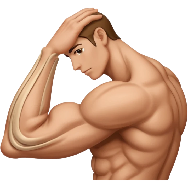 Tefilin on muscle emoji