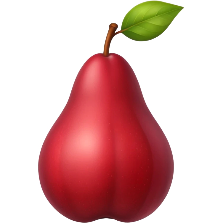 red Pear emoji