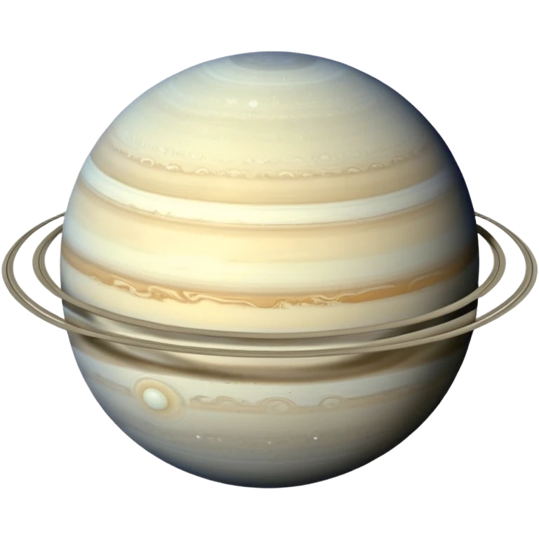 Saturn with 2nd largest moon emoji