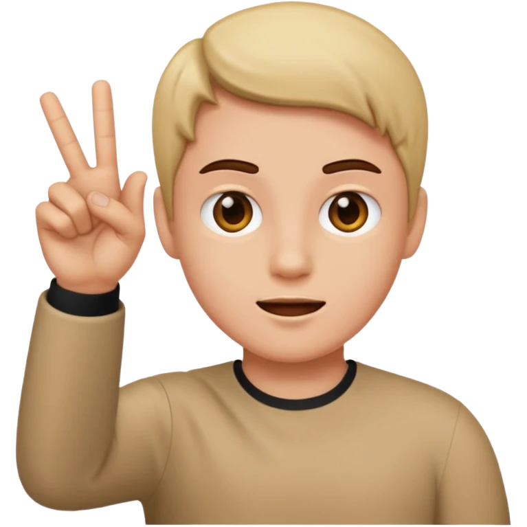 Flipping someone off  emoji