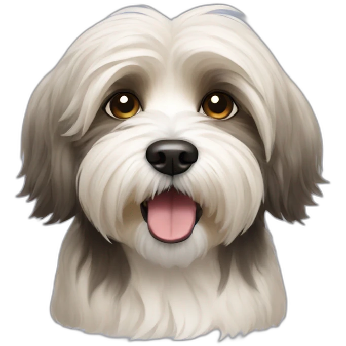 Dog havanese full height emoji