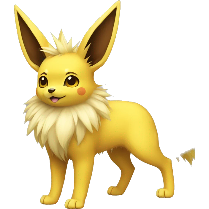 Eevee-Jolteon full body emoji