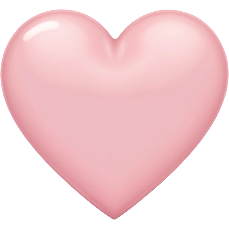 pale pink heart emoji