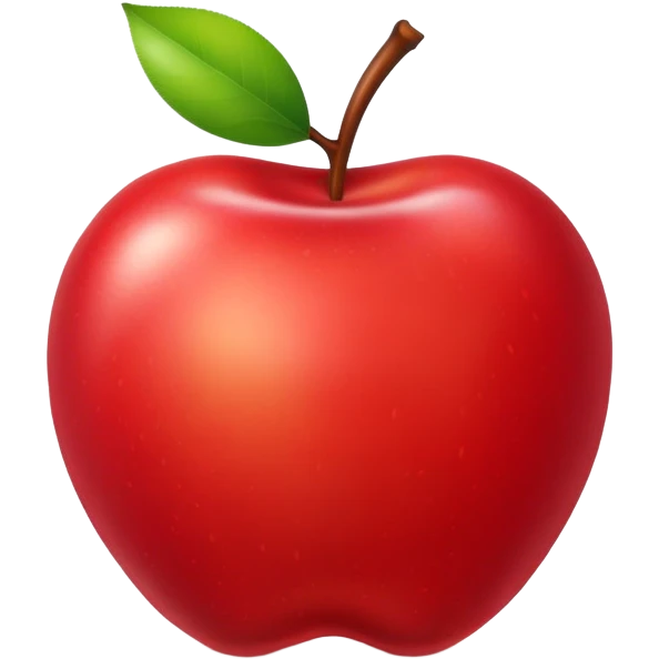 red apple emoji