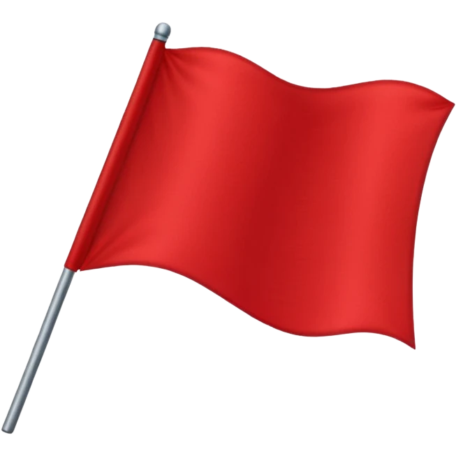 red flag emoji