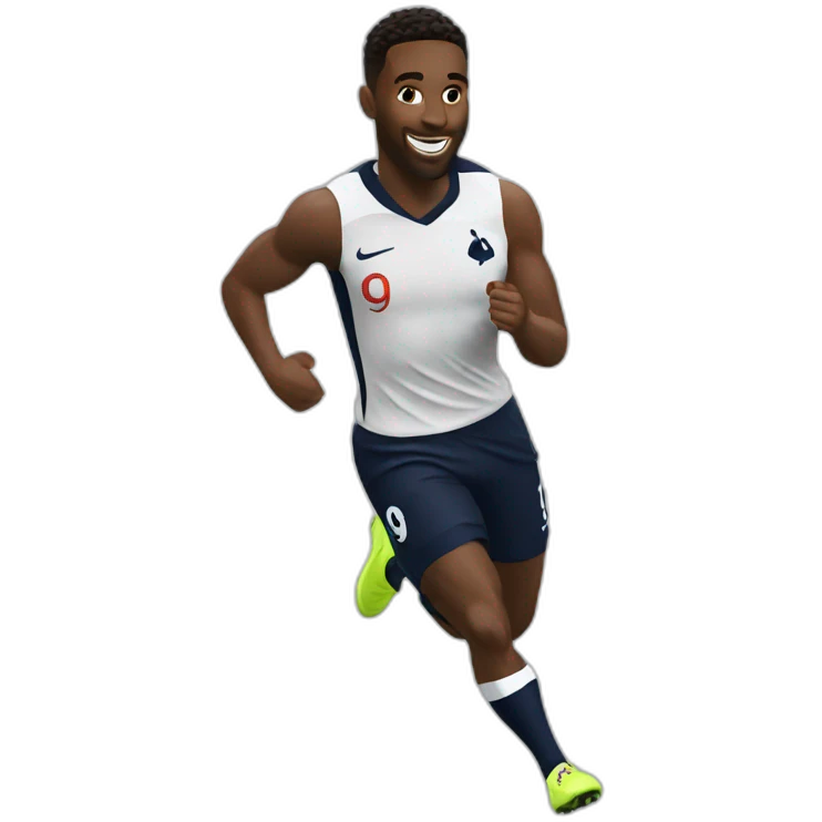 tottenham player running emoji